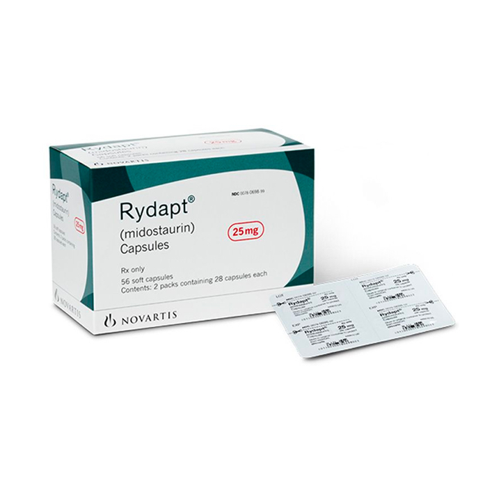 Rydapt 25 mg cápsulas blandas