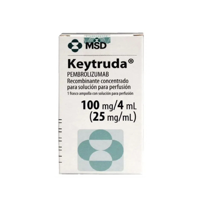 KEYTRUDA 100 mg/4 ml concentrado para solución para perfusión